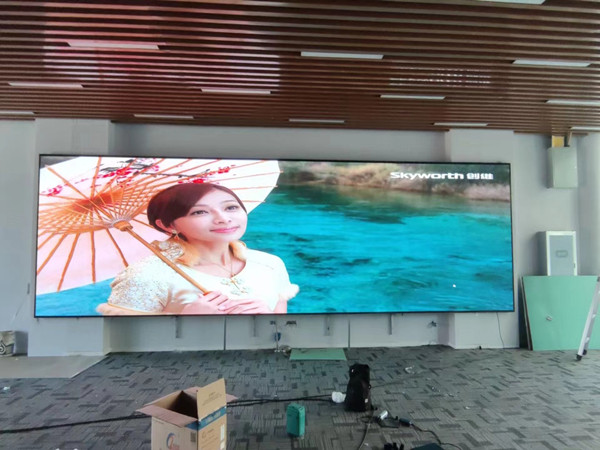 蒙自P1.53led小间距屏安装案例